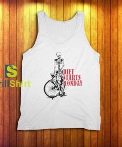 Diet Starts Monday Bicycle Tank Top