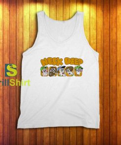 Neck Deep Cartoon Band Tank Top