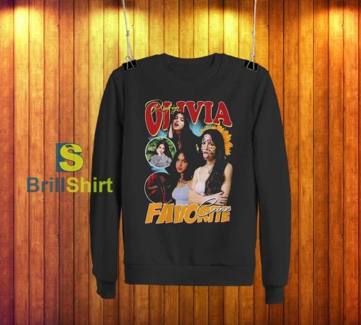 Olivia Rodrigo Favorite Crime Collage Sweatshirt