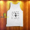 Phoebe Bridgers White Ghost Tank Top