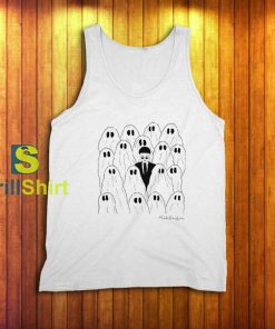 Phoebe Bridgers White Ghost Tank Top