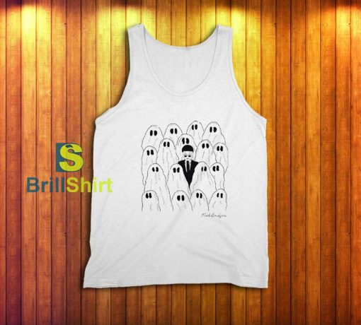 Phoebe Bridgers White Ghost Tank Top