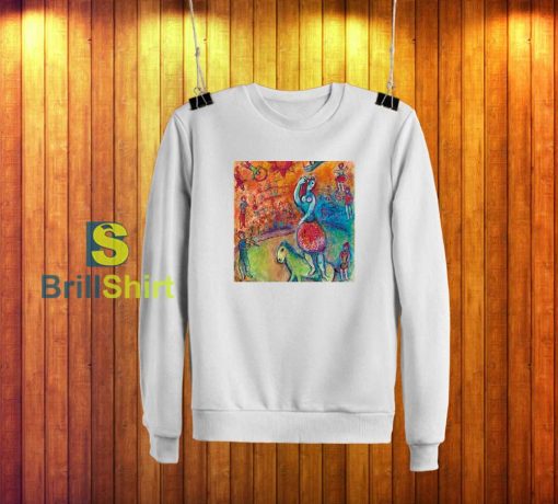 Marc Chagall Woman Riding Horse Sweatshirt