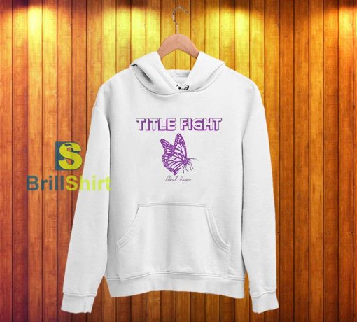 Title Fight Floral Green Butterfly Hoodie