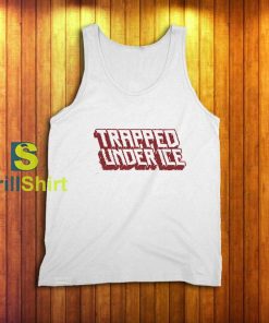 Trapped Under Ice Maroon Logo Tank Top