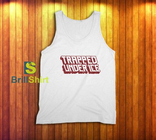 Trapped Under Ice Maroon Logo Tank Top