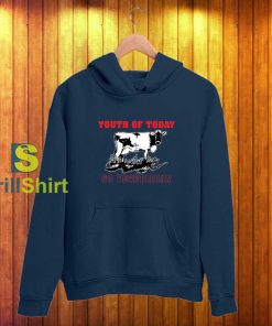 Youth of Today Go Vegetarian Navy Hoodie