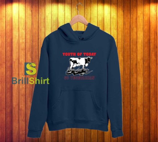 Youth of Today Go Vegetarian Navy Hoodie