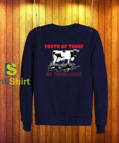 Youth of Today Go Vegetarian Navy Sweatshirt