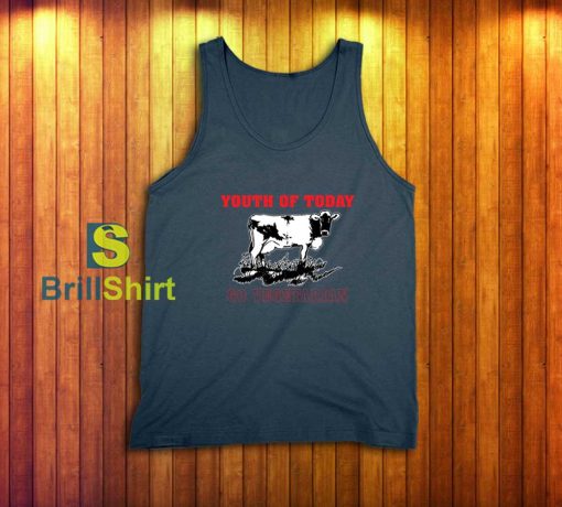 Youth of Today Go Vegetarian Navy Tank Top