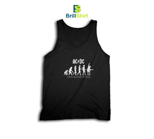 ACDC Evolution Of Rock Black Tank Top