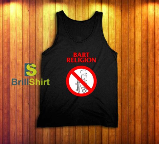 Bart Religion Bad Religion Parody Tank Top