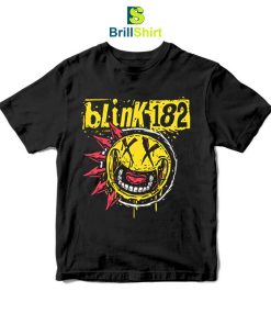 Blink---182-Punk-Smiley-T-Shirt-