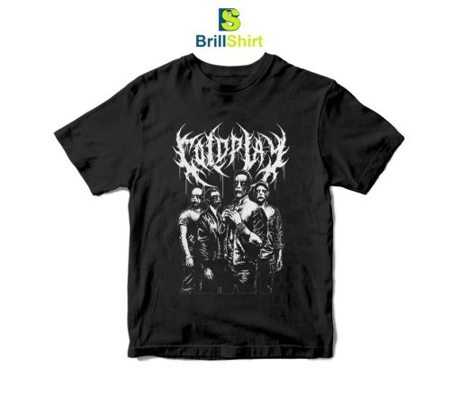 Coldplay Black Metal T-Shirt