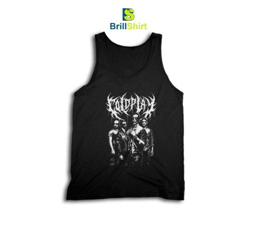 Coldplay Black Metal Tank Top