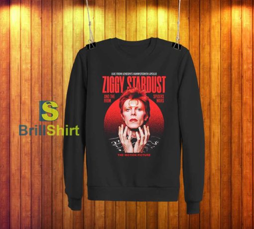 David Bowie Ziggy Motion Picture Sweatshirt