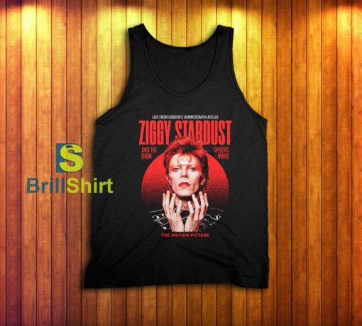 David Bowie Ziggy Motion Picture Tank Top