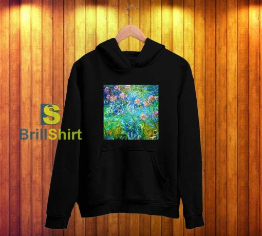 Claude Monet Agapanthus Hoodie