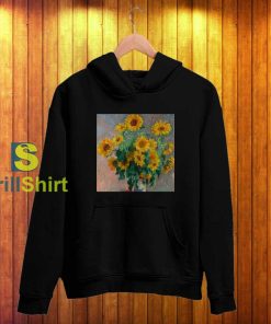 Claude Monet Bouquet of Sunflowers Hoodie