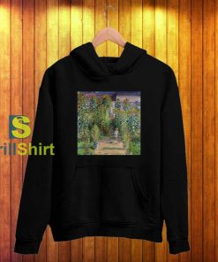 Claude Monet Gardening In The Evening Hoodie