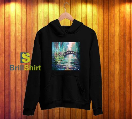 Claude Monet Japanese Bridge Hoodie