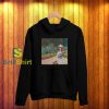 Claude Monet Middle Selling Flowers Hoodie