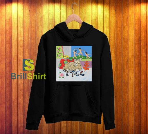 Henri Matisse Cat Between Dancers Hoodie