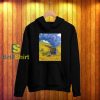 Van Gogh Train Smoke In The Middle Hoodie