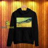 Van Gogh Wheatfield With Reaper Hoodie