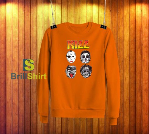 Kill Halloween Kiss Band Parody Sweatshirt