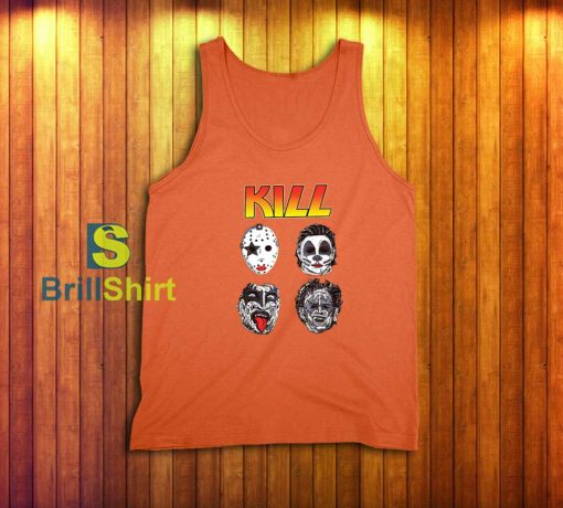 Kill Halloween Kiss Band Parody Tank Top