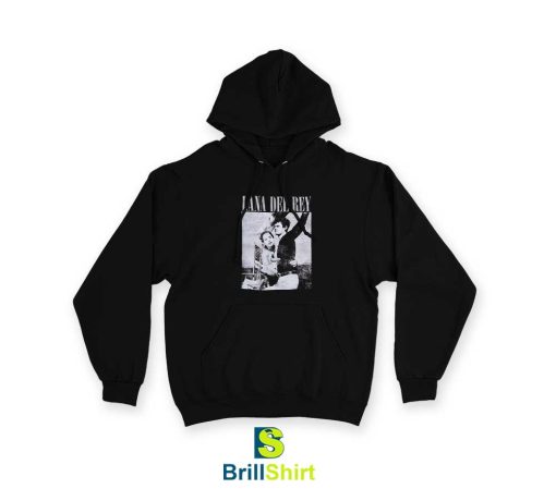 Lana Del Rey Black & White Photo Hoodie