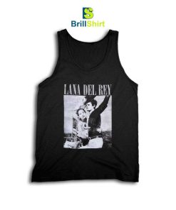 Lana Del Rey Black & White Photo Tank Top