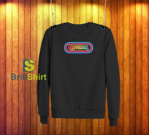 Mastodon 70's Rainbow Logo Sweatshirt