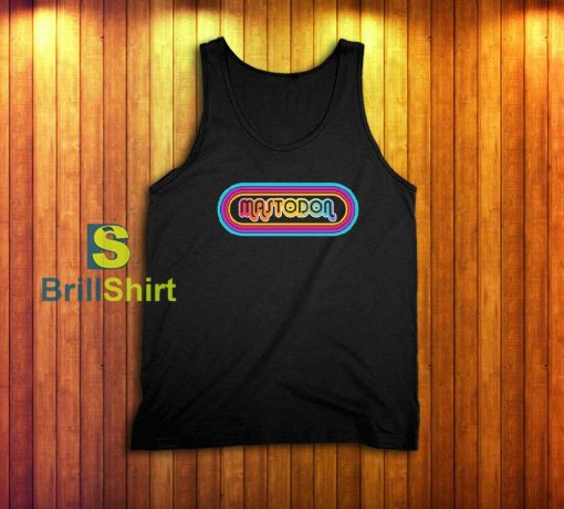 Mastodon 70's Rainbow Logo Tank Top