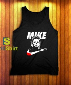 Michael Myers Mike Nike Parody Tank Top