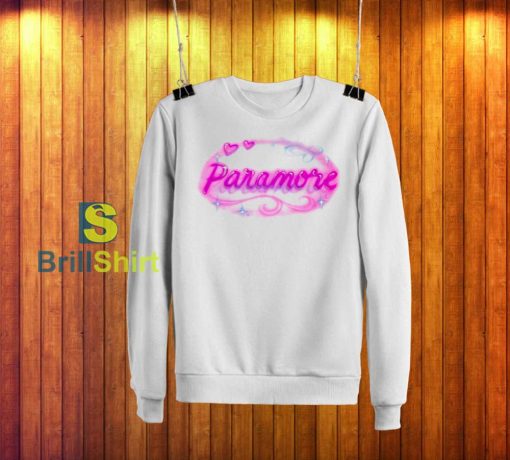 Paramore Printed Graphic Airbrush Sweatshirt