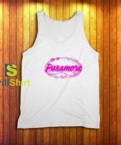 Paramore Printed Graphic Airbrush Tank Top