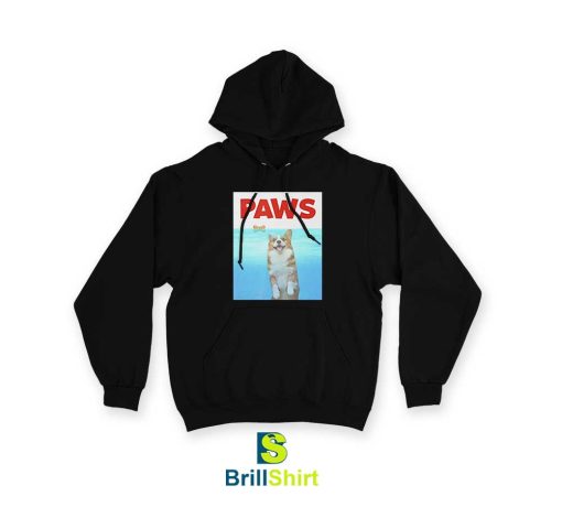 Paws Dog Parody 80s Corgi Hoodie