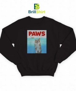 Paws Dog Parody 80s Corgi Sweatshirt