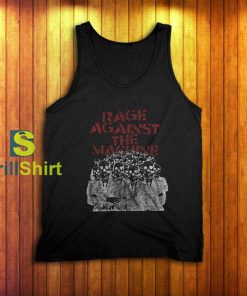 Rage Against The Machine Crowd Masks Tank Top