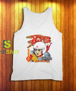 Retro Speed Racer Go Cartoon Tank Top