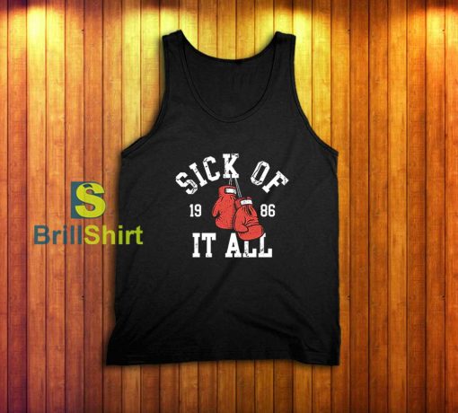 Sick Of It All Boxing Gloves Tank Top