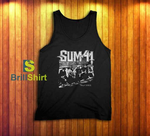 Sum41 Canada 2022 Black Itin Tank Top