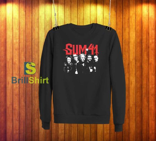 Sum41 Contrast Portrait Sweatshirt