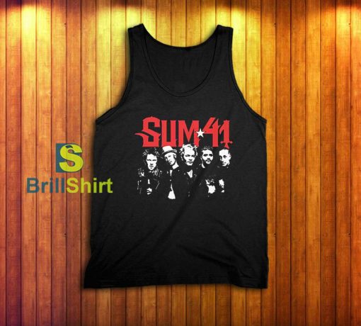 Sum41 Contrast Portrait Tank Top