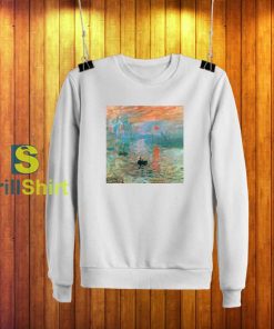 Claude Monet Aesthetic Sunrise Sweatshirt