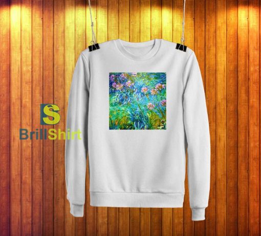 Claude Monet Agapanthus Sweatshirt