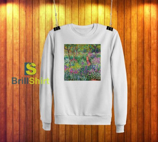 Claude Monet Beautiful Garden Sweatshirt