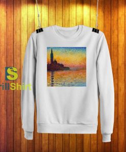 Claude Monet Island Across The Sea Sweatshirt